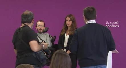 Podemos en rueda de prensa