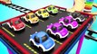 Wooden Toy Train Transport Cartoon Cars 3D - Learning Colors for Children with Cars for Kids Toys