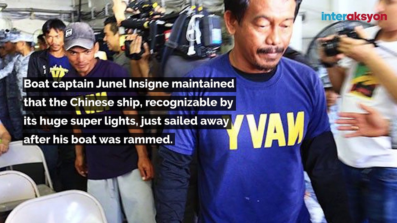 Conflicting accounts about the ramming incident in the South China Sea