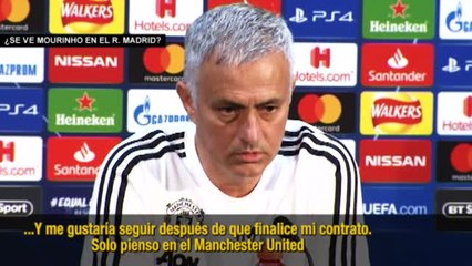 Mourinho descarta regresar al Real Madrid y elude hablar de su relación con Florentino