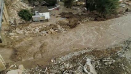 El municipio malagueño de Teba amanece cubierto de agua y barro tras la tormenta