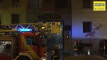 Tres intoxicados leves en un incendio en Chamberí
