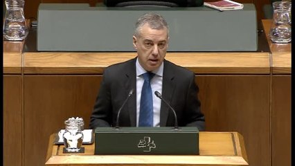 Urkullu acusa al PP de "incitar a prevaricar" y "provocar" al instar al no cumplimiento del Estatuto