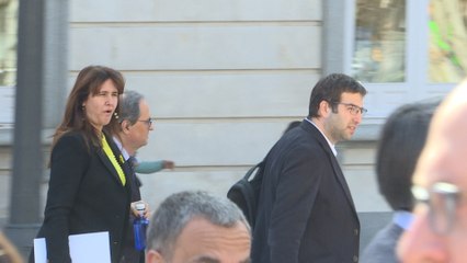 Quim Torra sale del Tribunal Supremo