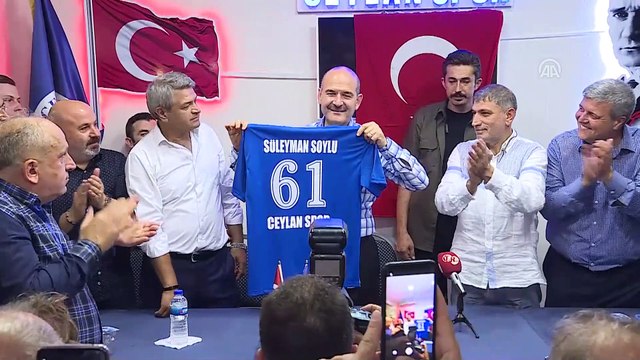 Soylu, Gaziosmanpaşa'da Ceylan Spor Kulübü Derneği ziyaretinde konuştu - İSTANBUL