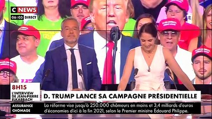 下载视频: Donald Trump a donné cette nuit, en Floride, le coup d'envoi de sa campagne pour un deuxième mandat comme Président