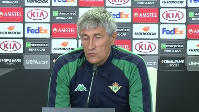 Quique Setién: Tenemos ilusión por meternos en octavos