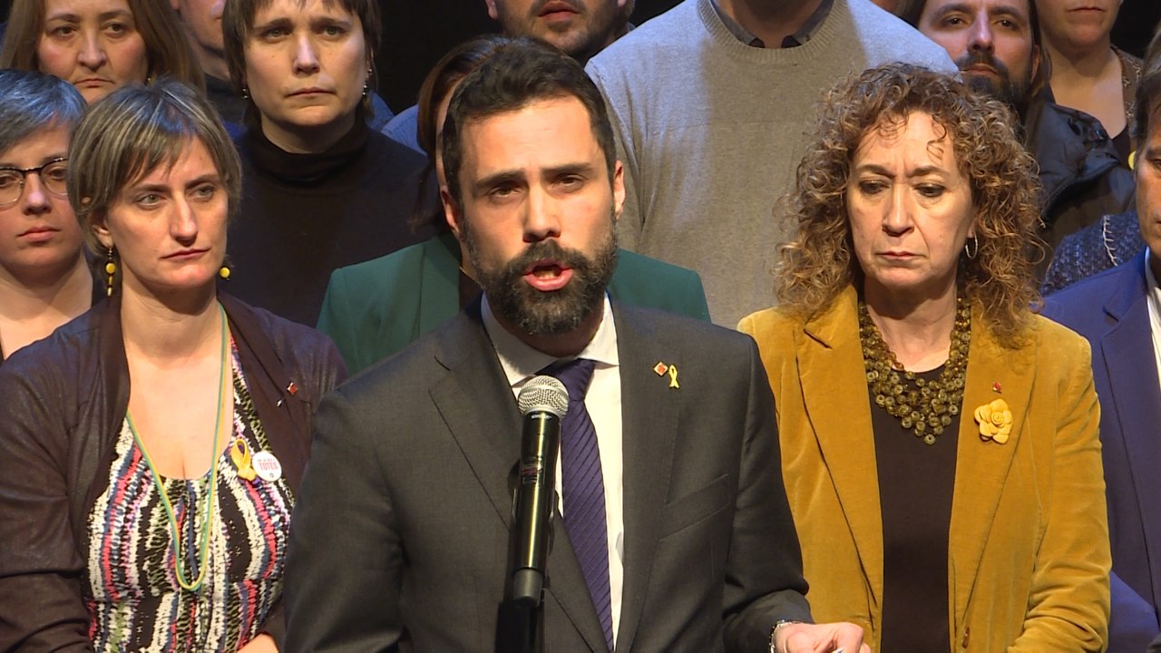 Torrent pide que retiren los cargos contra los acusado del 'procés'