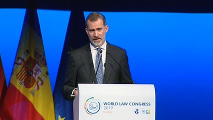 Felipe VI: "No es admisible apelar a una supuesta democracia por encima del Derecho"