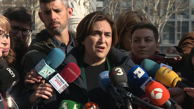 Ada Colau denuncia la represión desde el Tribunal Supremo