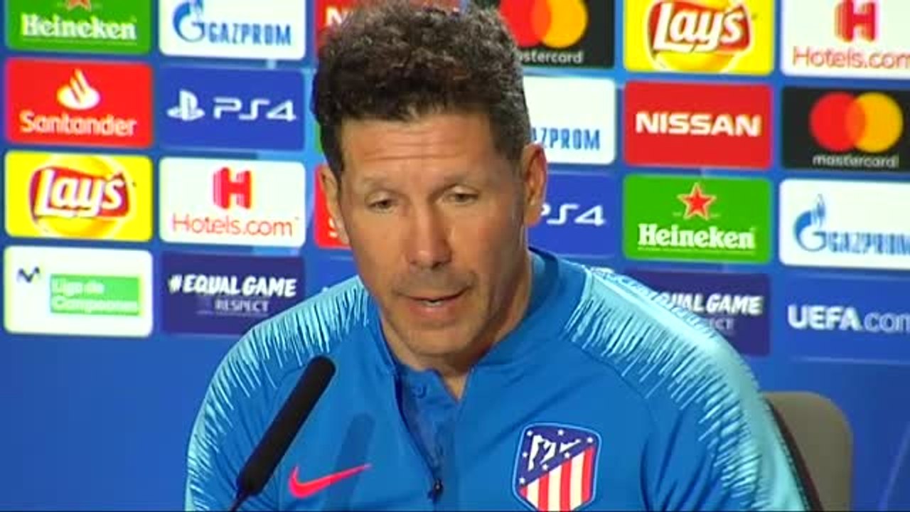 Simeone: "Tenemos un 50% de posibilidades los dos"