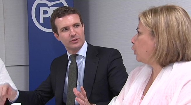 Casado se reúne con las Damas de Blanco