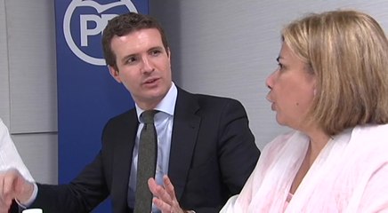 Casado se reúne con las Damas de Blanco