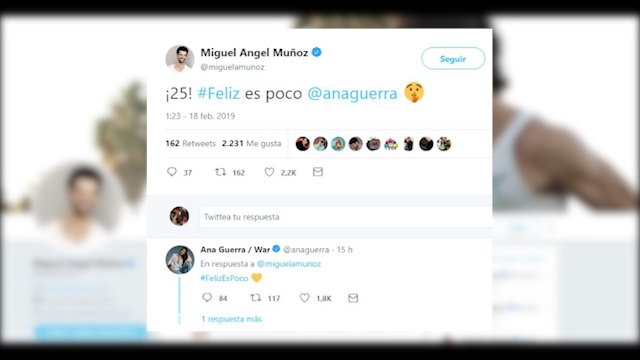 Ana Guerra recibe una felicitación muy especial por su cumpleaños