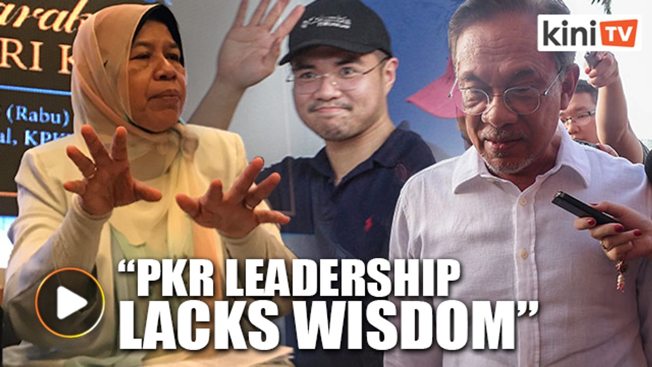 Zuraida: PKR leadership's handling of Haziq 'unwise'