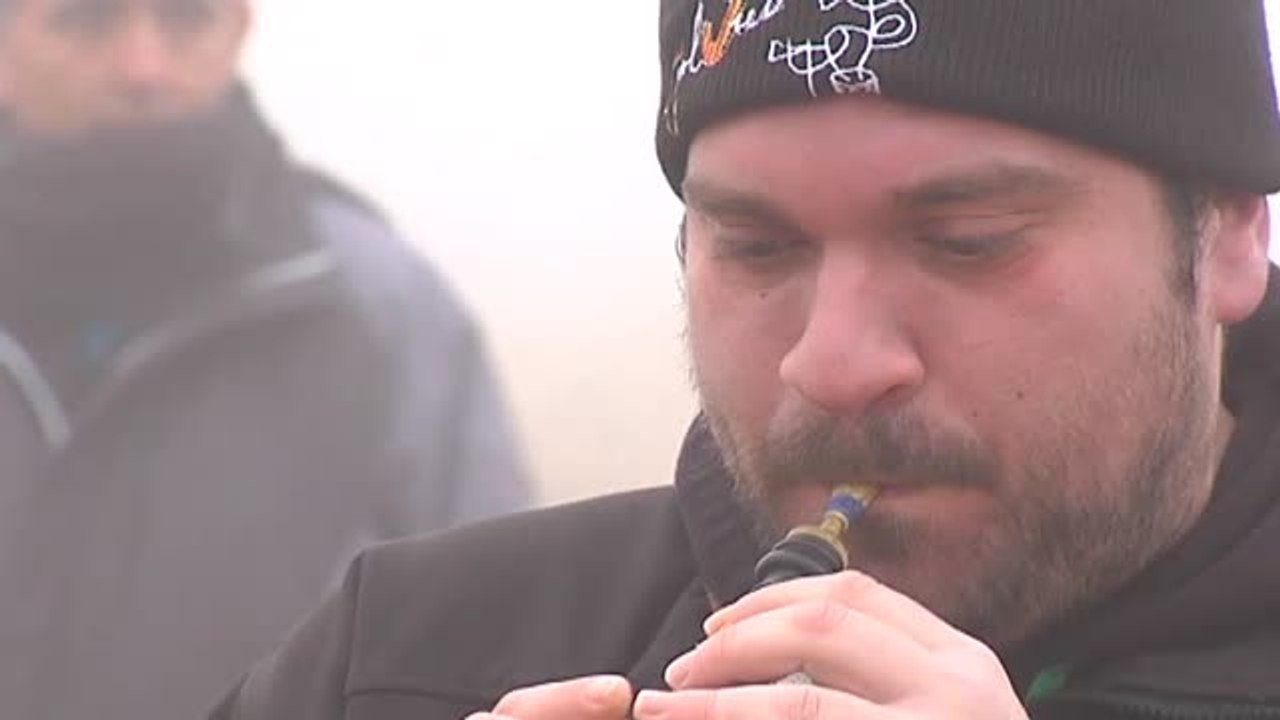 Competición de globos aerostáticos en Bocairent, Valencia