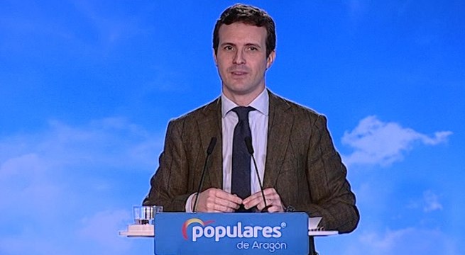 Casado: Gracias al PP el Gobierno ha tirado la toalla