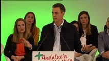 Sánchez evita pronunciarse en Sevilla sobre el encuentro entre Iglesias y Junqueras pero arremete contra el PP