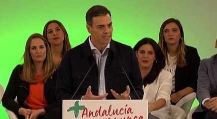 Sánchez anuncia un "plan de empleo para Andalucía" en los PGE