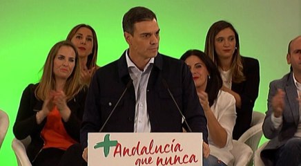 Sánchez anuncia un "plan de empleo para Andalucía" en los PGE