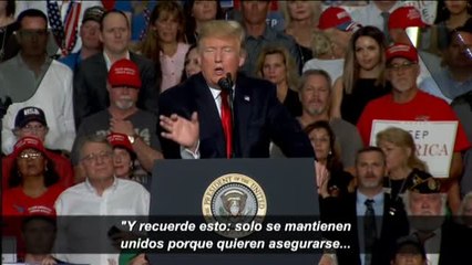 Donald Trump: "Cualquiera que vote ahora por un demócrata está loco"