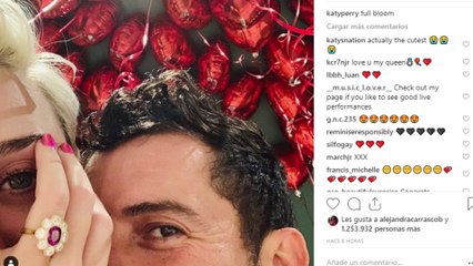 Katy Perry y Orlando Bloom anuncian que se casan