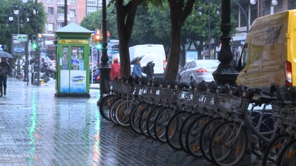 Comienza el temporal de gota fría en Valencia