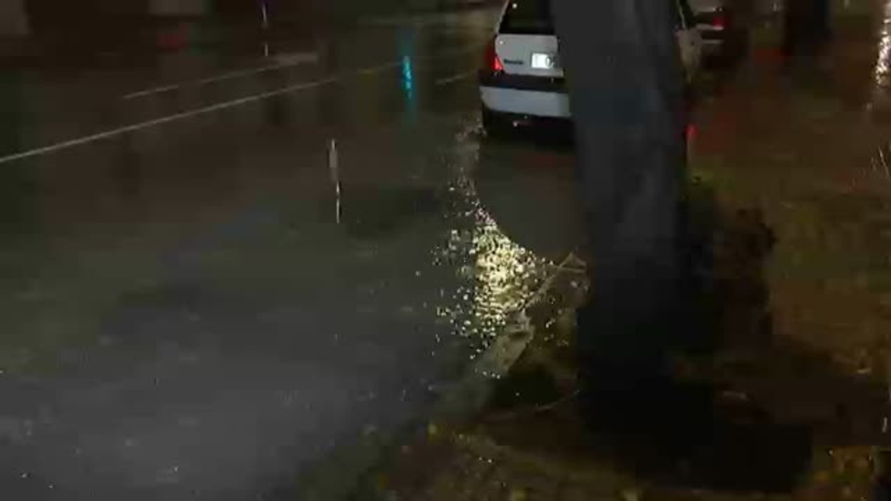 Noche sin parar de llover en la provincia de Tarragona