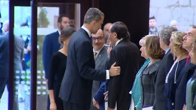 Los reyes presiden el concierto de la OSPA en el Auditorio de Oviedo