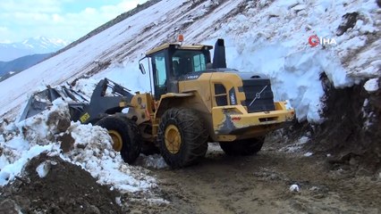 Haziran ayında Bitlis'te karla mücadele çalışması