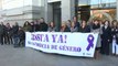 Minuto de silencio en Cibeles por el asesinato machista de Alcalá