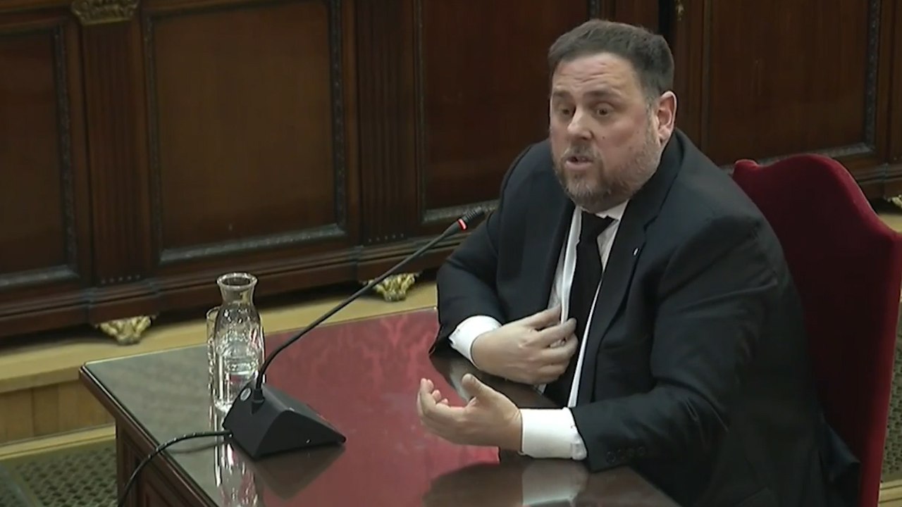 Oriol Junqueras en el juicio del 'procés': "Amo a España"