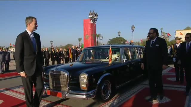 Los Reyes inician su primer viaje de Estado a Marruecos
