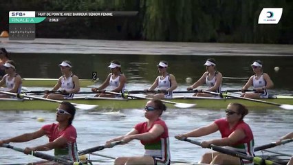Championnat de France Sénior Bateaux longs Bourges 2019 - Finale du huit barré femmes-SF8+