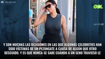 Kim Kardashian se quita el sujetador por la calle en Los Ángeles