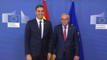 Sánchez se reúne con Juncker en Bruselas