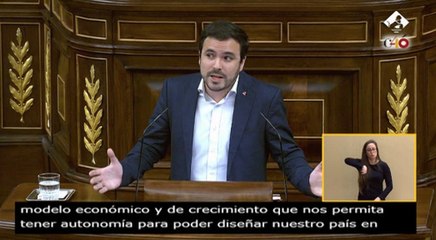 Garzón pide que se reconsidere la aprobación de los PGE