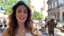 Lara Álvarez disfruta del buen momento que está viviendo en La Habana