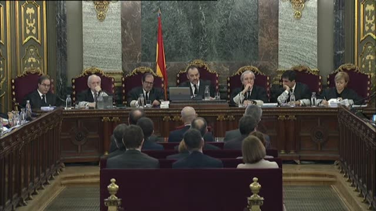 Los líderes del 'procés' ya están sentados en el banquillo