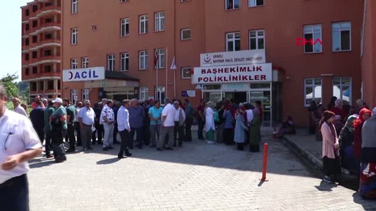 TRABZON Araklı Çamlıktepe olay yerinden göürntüler - 4