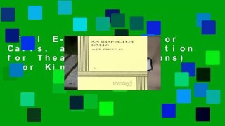 Full E-book  Inspector Calls, an (Acting Edition for Theater Productions)  For Kindle