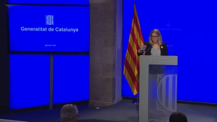 Elsa Artadi en rueda de prensa