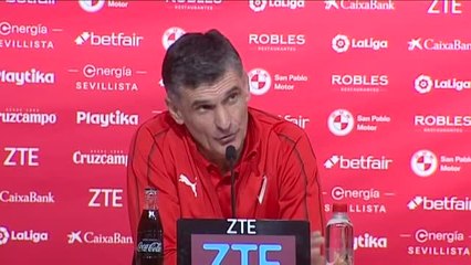 Machín: "No hay que negar que no hemos tenido nuestro mejor partido, aunque también hay que darle el mérito al Eibar"