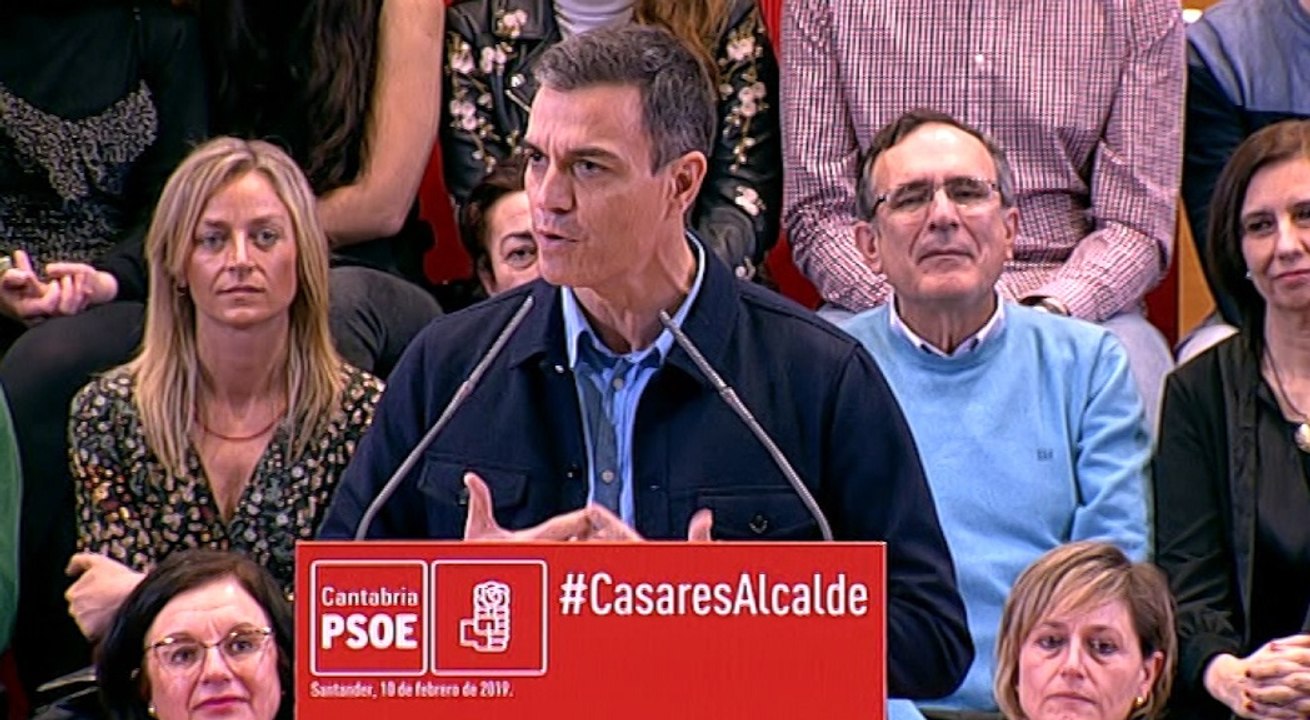Sánchez: "Trabajar por la unidad de España es unir a los españoles, no enfrentarles"