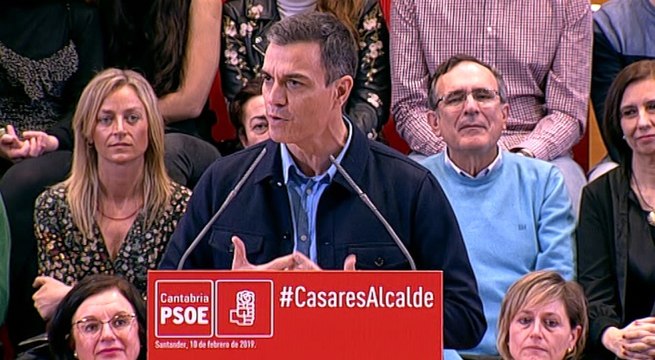Sánchez: Trabajar por la unidad de España es unir a los españoles, no enfrentarles