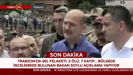 Trabzon'da sel felaketi
