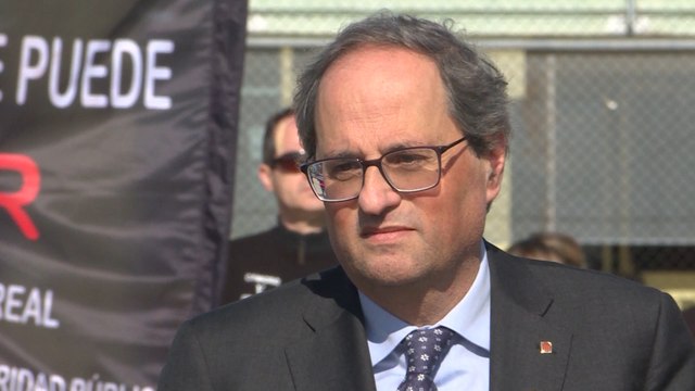Torra pide a Sánchez volver al diálogo que ha roto el Gobierno