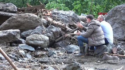 TRABZON Araklı Çamlıktepe olay yerinden göürntüler - 5