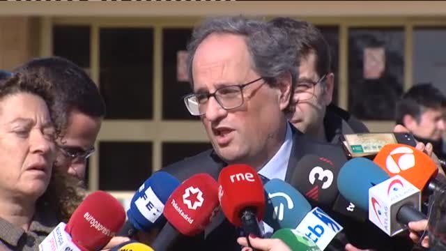 Torra pide a Sánchez coraje y valentía para seguir adelante con el diálogo