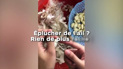 Éplucher de l’ail ? Rien de plus facile grâce à cette technique !